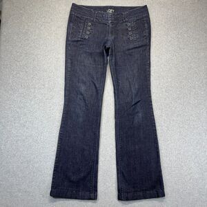 LOFT Modern Boot Jeans Women’s 29 / 8 (measures 33x31) Blue Dark Wash Stretch